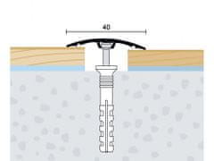 Eurofinal přechodové lišty 4 cm x 90 cm – borovice magnum