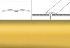 Eurofinal přechodové lišty 4 cm x 90 cm – zlatá matná