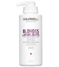 GOLDWELL pečující kúra na vlasy Dualsenses Blondes & Highlights 60sec - 500 ml