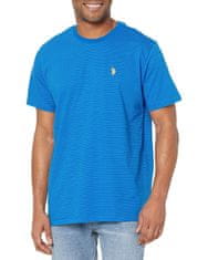 U.S. Polo Assn. U.S. Polo Assn.pánské tričko Crew Neck Jacquard tmavě modré M