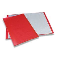 Katalogová kniha FolderMate Color Office A4, 20 fólií, červená