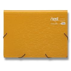 Desky na dokumenty FolderMate Nest 330 x 240 x 35 mm, zlatožlutá