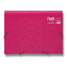 Desky na dokumenty FolderMate Nest 330 x 240 x 35 mm, růžová