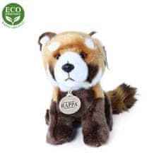 Rappa Plyšová panda červená sedící 18 cm ECO-FRIENDLY