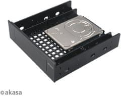 Akasa adaptér pro 3,5" HDD do 5,25" vč. kabelů (AK-HDA-12)