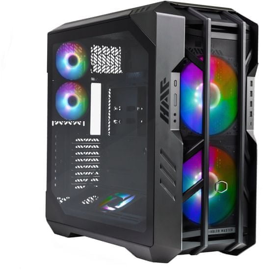 Cooler Master HAF 700, průhledná bočnice, šedá