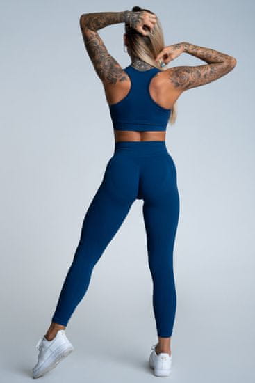 Dámské sportovní legíny PUSH UP navy