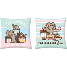 Halantex Oboustranný polštář kočička Pusheen - Ice cream fan club