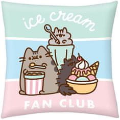 Halantex Oboustranný polštář kočička Pusheen - Ice cream fan club