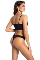 Gatta Dámská tanga 1444s Nini black + Ponožky Gatta Calzino Strech, černá, M