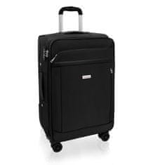 AVANCEA® Cestovní kufr GP8170 4W černý M 70x44x27 cm