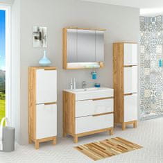BPS-koupelny Koupelnová skříňka s keramickým umyvadlem Doris 80-2D