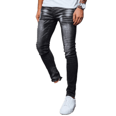 Dstreet Pánské kalhoty džínové Q02 černé ux3913 s29
