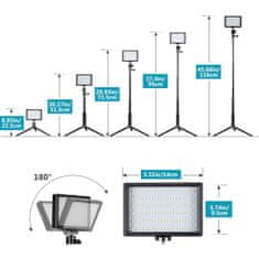 Neewer Sada fotosvětel, 66/66 LED, 2x 10W