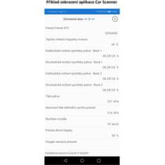 Mobilly Autodiagnostika OBD II Bluetooth 4.0 nízké provedení (ekv.ELM 327) pro Android, CZ sw zdarma