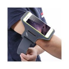 Mobilly sportovní neoprénové pouzdro na ruku pro telefony velikosti 6,4", černá