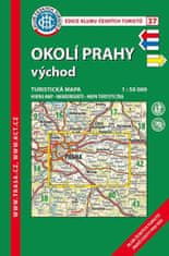 Okolí Prahy - východ 1:50 000/KČT 37 Turistická mapa