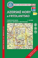 KČT 20-21 Jizerské hory, Frýdlantsko 1:50T Turistická mapa