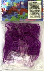 Rainbow Loom Original-gumičky-300ks-neon lila