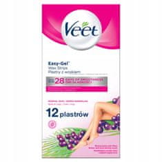 Veet VEET Náplasti s voskem normální kůže 12 náplastí