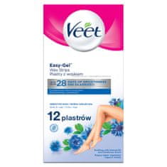 Veet VEET Náplasti s pokožkou citlivou na vosk 12 náplastí