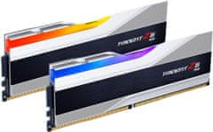 G.Skill Trident Z5 RGB 32GB (2x16GB) DDR5 6400 CL32, stříbrná