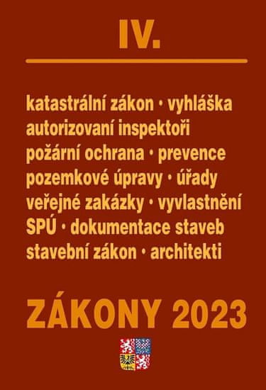 Zákony IV/2023 Stavebnictví, půda