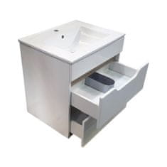BPS-koupelny Koupelnová skříňka s keramickým umyvadlem Ithaca W 60