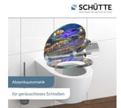 Schütte WC sedátko SEA LIFE | Duroplast, Soft Close s automatickým klesáním a rychloupínáním