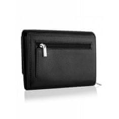 Betlewski Elegantní dámská kožená peněženka Bpd-Ss-11 Black