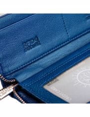 Betlewski Stylová dámská kožená peněženka Zbpd-Bs-5297 Blue