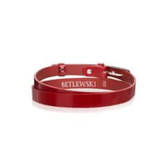 Betlewski Dámský červený kalhotový pás 105 cm
