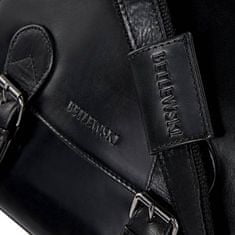 Betlewski Černá pánská taška přes rameno Tbs-301 Letter Bag