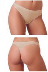 Gatta Dámská tanga 1444s Nini beige, béžová, XL