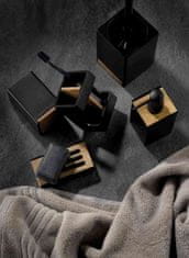 Kela Držák na zubní kartáčky Cube polyresin black