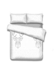 FLHF SNUGGY ložní prádlo bílé s potiskem zvířecího motivu 155x220*2+80x80*2 ameliahome