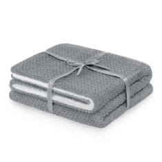 FLHF Shleepy Grey Embossed Jacquard Modern Blanket 130x180 AmeliaHome