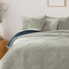 FLHF PASCALI přehoz na postel krémový samet. polyester 170x210 dekoračních prvků
