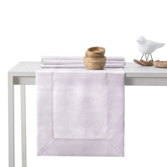 FLHF Moderní reliéfní ubrus Vesta Lilac 40x300 AmeliaHome