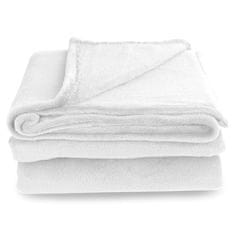 FLHF Mic White Smooth Classic Blanket 200x220 DecoKing