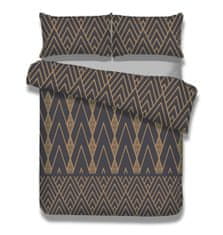 FLHF SNUGGY ložní prádlo černý tištěný glamour motiv 155x220*2+80x80*2 ameliahome