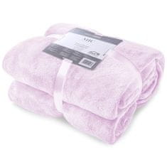 FLHF Mic Powder Pink Smooth Classic Blanket 200x220 DecoKing