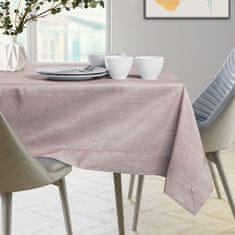 FLHF Ubrus Vesta Powder Pink Embossed Modern 110x140 AmeliaHome