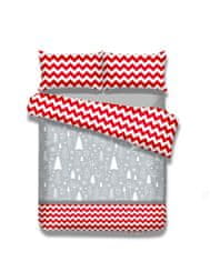 FLHF SNUGGY ložní prádlo červené s vánočním motivem 135x200*2+80x80*2 ameliahome