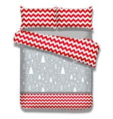 FLHF SNUGGY ložní prádlo červené s vánočním motivem 135x200*2+80x80*2 ameliahome