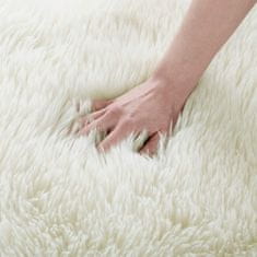 FLHF DOKKA koberec krémové barvy moderní motiv 75x120 ameliahome