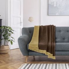 FLHF Franse Mustard Smooth Classic Blanket 150x200 AmeliaHome