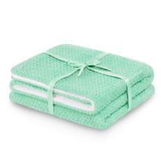 FLHF Shleepy Mint Pressed Jacquard Modern Blanket 170x210 AmeliaHome