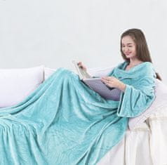 FLHF Lazy Turquoise Smooth Classic Blanket 170x200 DecoKing