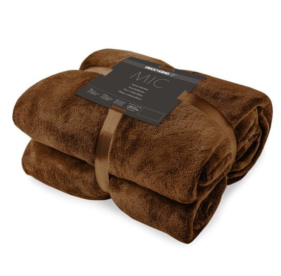 FLHF Mic Brown Smooth Classic Blanket 220x240 DecoKing